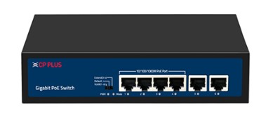 CP Plus 4 Port Giga PoE Switch CP-DNW-GPU4G2-48