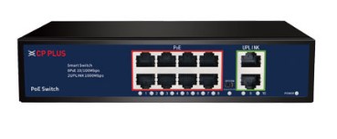 CP Plus 8 Port PoE Switch CP-DNW-HPU8H2-96