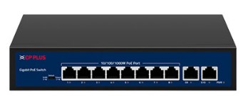 CP Plus 8 Port Giga PoE Switch with SFP CP-DNW-GPU8G2F2-96