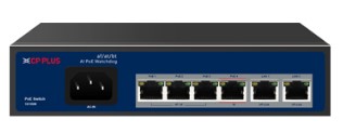 CP Plus 4 Port PoE Switch CP-ANW-HP4H2-N65